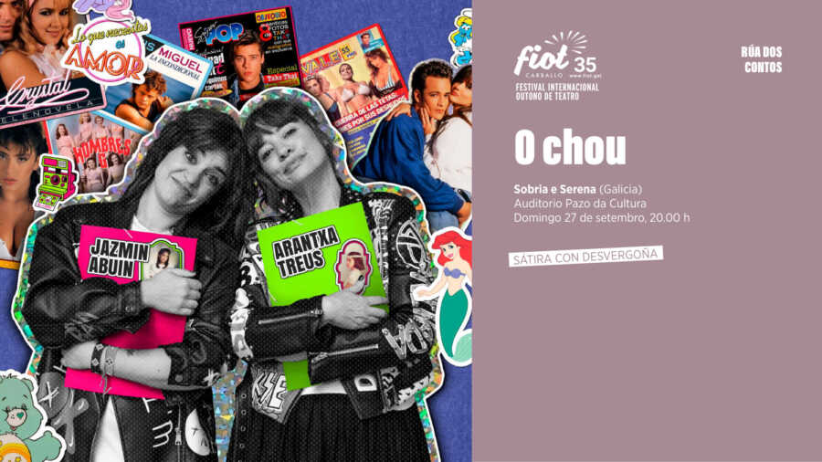 Cartel de O chou, de Sobria e Serena, no FIOT 2026 de Carballo