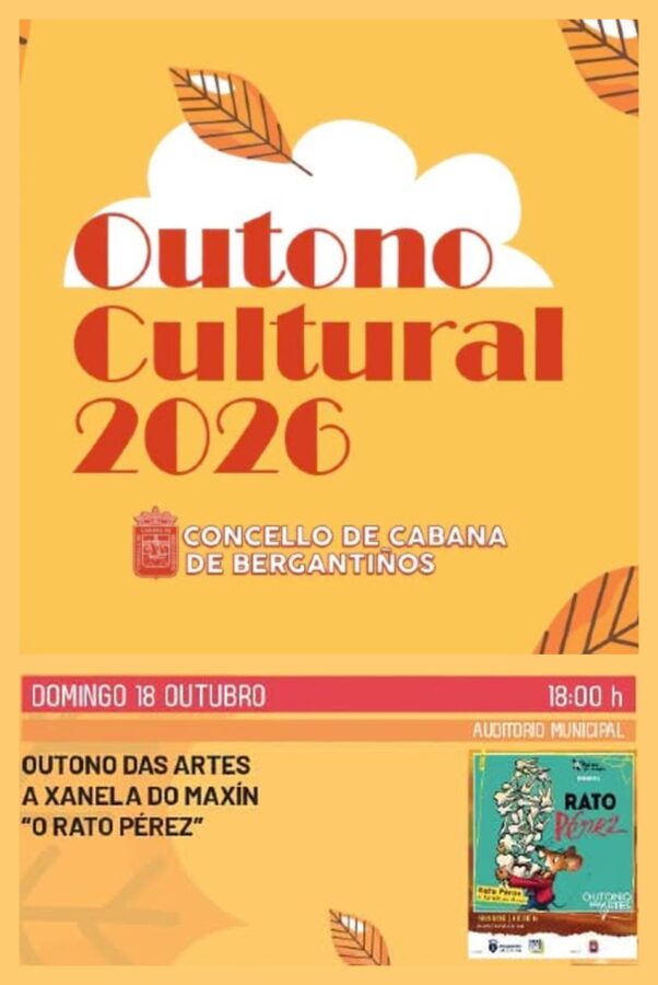 Cartel do espectáculo O Rato Pérez en Cabana de Bergantiños