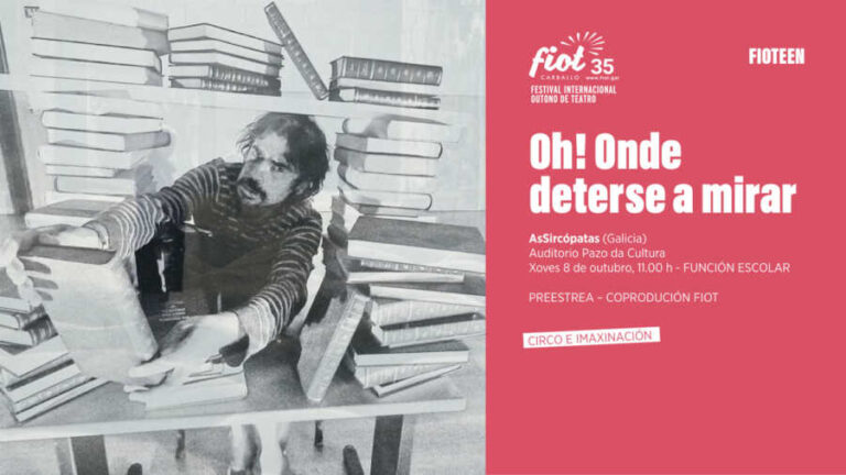Cartel de la función escolar de Oh! Onde deterse a mirar de AsSircópatas en FIOTeen, FIOT 35 de Carballo