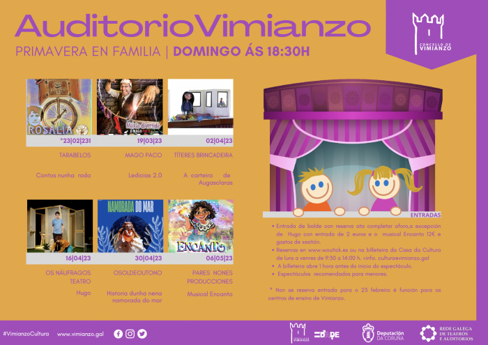 Primavera en familia en el Auditorio de Vimianzo