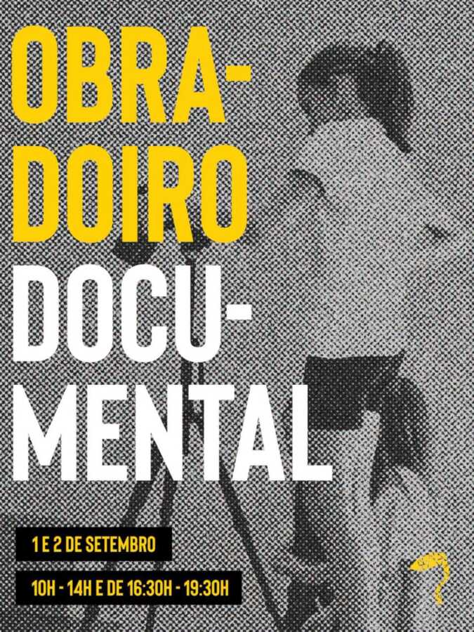 Cartel do Obradoiro de cine dos VI Premios Fouciño en Baio, 1 e 2 de setembro de 2026