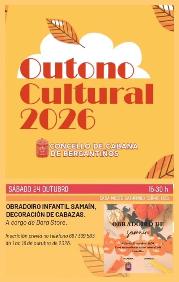 Obradoiro infantil de decoración de cabazas do Samaín