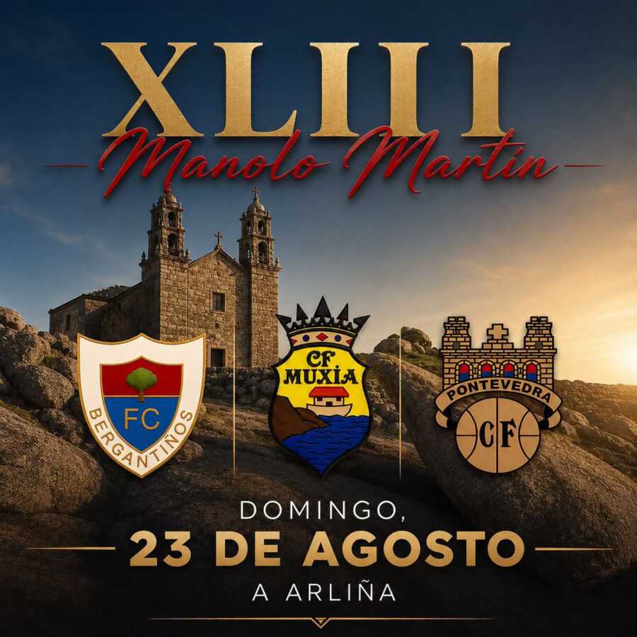 Cartel del XLIII Trofeo Manolo Martín en A Arliña, Muxía